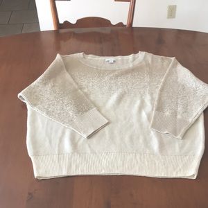 Charter Club size large gold and beige sweater